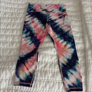 NWT Athleta Elation Tie Dye 7/8 Tight Size Small
